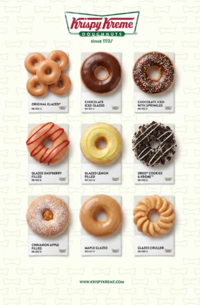 Range design for Krispy Kreme.
