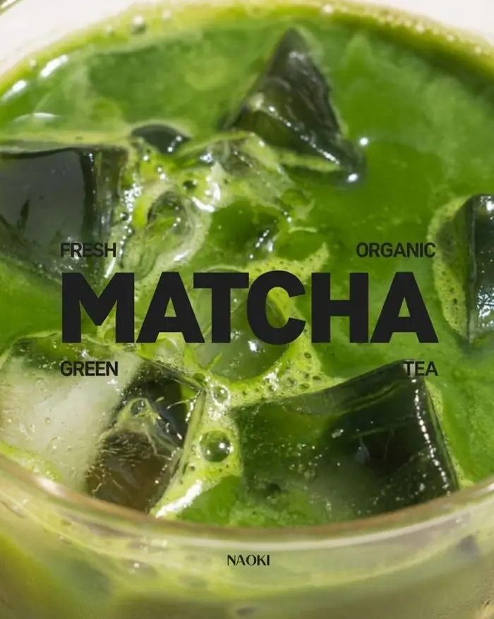 Poster design for Naoki Matcha.